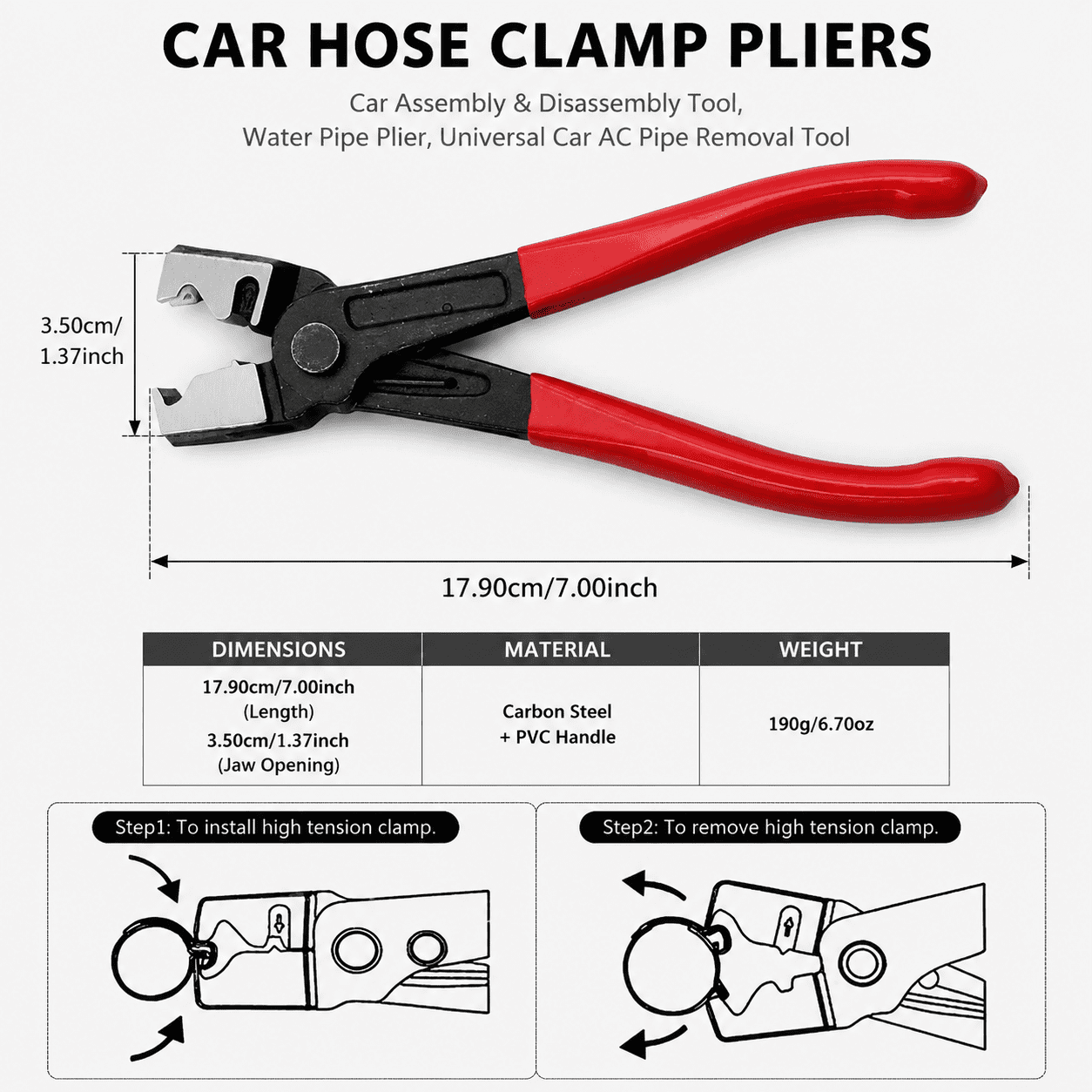 كماشة مشبك خراطيم السيارة، كما - مراجعة Pliers وسعره